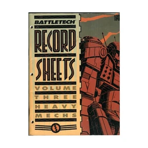 Hojas de discos FASA Battletech #3 - Heavy Mechs en muy buen estado+ - Imagen 1 de 1