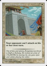 MTG - Empty City Ruse - Portal Three Kingdoms - X1 - (NM-MP) - FREE SHIPPING