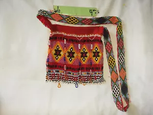 Betel Nut Bag Aluk Full Bead Party Hand Made Diamond Tribal West Timor Indonesia - Picture 1 of 10