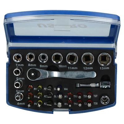 Kit de douilles métriques mini moto tournevis embouts hexagonaux Torx outil d... - Photo 1/3