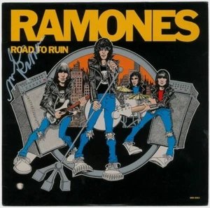 Marky Ramone Signed RAMONES Road To Ruin Vinyl lp Record  Album  Beckett BAS COA - Picture 1 of 2