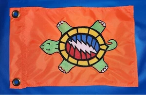 Custom Grateful Dead Turtle Safety Flag jeep ATV UTV Sailboat JEEP - Picture 1 of 4