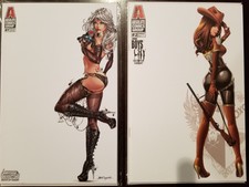 White Widow and I Make Boys Cry Sketch Up Variants, Two Absolute Comic Books