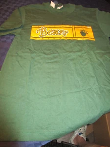 *NOS COTTON EXCHANGE NCAA BAYLOR UNIVERSITY BEARS MENS T SHIRT GREEN MEDIUM - Picture 1 of 2