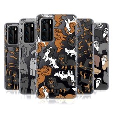 HEAD CASE DESIGNS DOG BREED PATTERNS 14 SOFT GEL CASE FOR HUAWEI PHONES 4