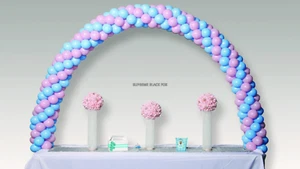 Table Balloon Arch Kit Column Stand Base Frame Set Birthday Wedding Party Decor - Picture 1 of 9