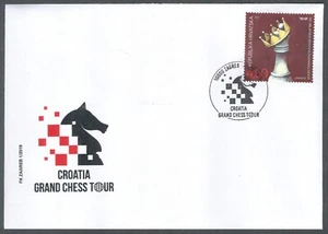 Croatia, 2019-07-08, Croatia Grand Chess Tour, special postmark & cover - Picture 1 of 1