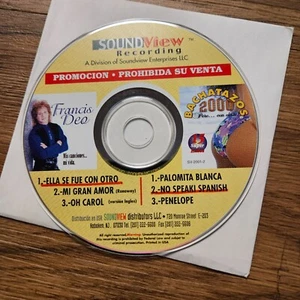 Sound View Recording – Francis Deo / Bachatazos 2000 Latin CD Promo Sampler - Picture 1 of 3