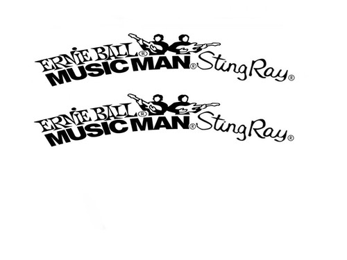 Musicman Sting Ray guitar decal head stock Restoration water slide Logo ...