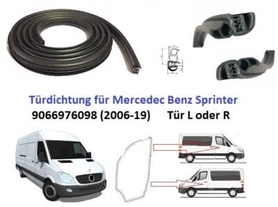 Door Seal for Mercedes-Benz Sprinter W906 (2006-19) 9066976098 Edge Protector - Image 1 of 4