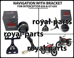 "NAVIGATION WITH BRACKET" FIT FOR ROYAL ENFIELD INTERCEPTOR 650 & GT 650 - Picture 1 of 18