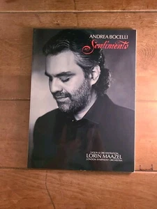 Andrea Bocelli Sentimento Violin & Orchestra Lorin Maazel Music Book New (2181) - Bild 1 von 6