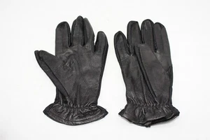 Guantes de montar Cinched Miller's talla única para dama nuevos sin etiquetas cuero negro - Imagen 1 de 6