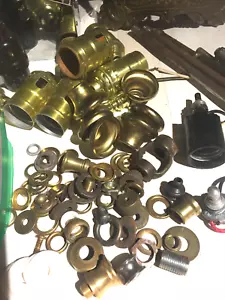 LAMP PARTS Lot / Assorted Parts and Pieces / All Sold AS IS - Picture 1 of 12