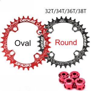 96BCD Mountain/Road Bike ChainRing  32T/34T/36T/38T Round Oval Chainwheel - Picture 1 of 40