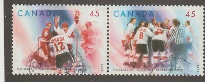 Canada 1997 1660ii - The Series of the Century - se-tenant pair Used - Image 1 of 4