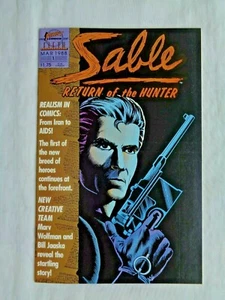 Primera impresión de cómics de Sable Return of the Hunter Vol 1 Nº 1 de marzo de 1988 casi nueva (9,4) - Imagen 1 de 9