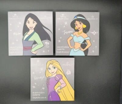 3x ESSENCE Disney Princess Eyeshadow Paletten set Jasmine, Mulan, Rapunzel neu - Bild 1 von 4