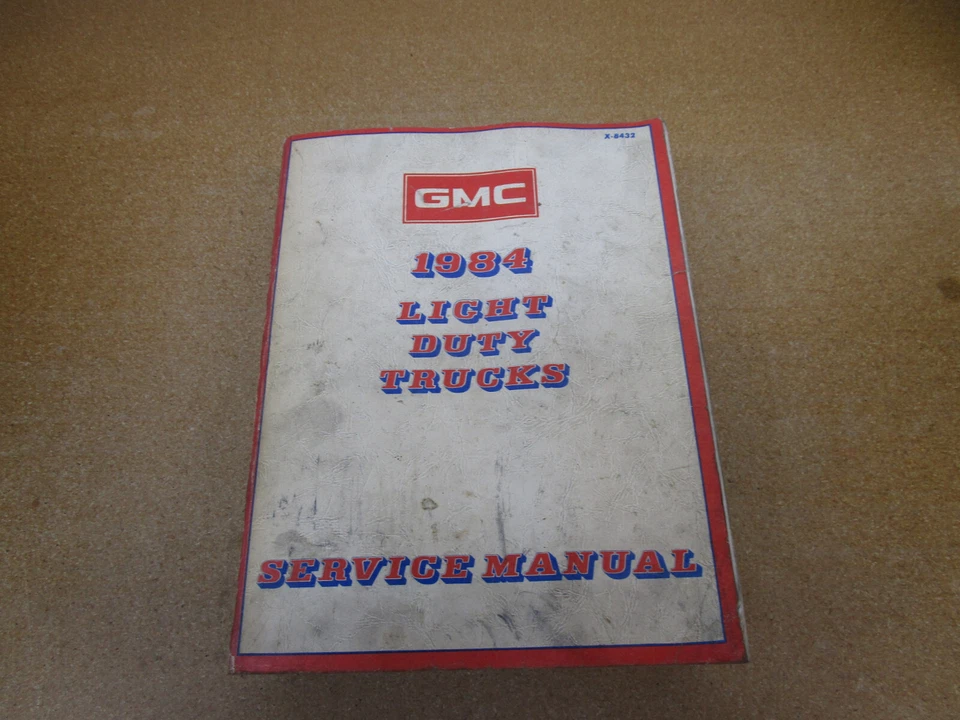 GMC C/K 1984 camioneta pickup Suburban Jimmy Van manual de servicio original 1500 2500 Foto 1 de 4