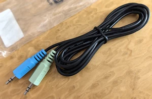 Audiokabel Stereokabel AUX 3,5mm Klinke Line-in Line-Out / ca. 1,9m / NEU - Bild 1 von 2