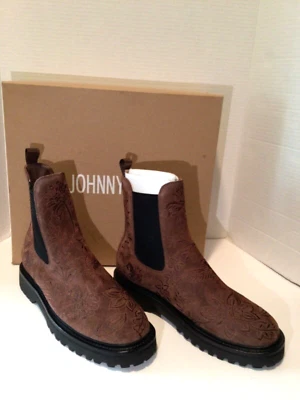 Botas Chelsea Johnny Was $368 Bluma bordadas talla 10 Foto 1 de 4
