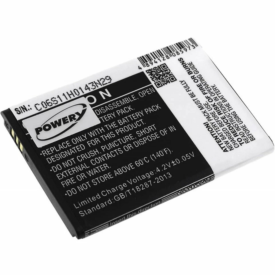 POWERY Akku für Huawei Typ HB5F2H 3,7V 1700mAh/6,3Wh Li-Ion Schwarz