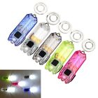 1 Pcs New LED Light Keychain Extremely Light Key One-hand Control Torch