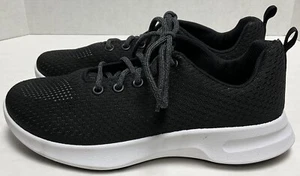 Athletic Works Womens Walking Shoes Memory Foam Black Womens Size 9.5W - Picture 1 of 7