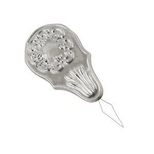 Needle Threader - 925 Sterling Silver - Sewing Antique Replica Embossed Tool NEW - Picture 1 of 3