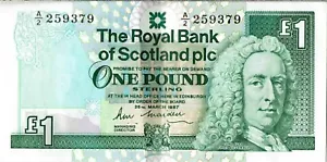 3 AUFEINANDERFOLGENDE ROYAL BANK OF SCOTLAND BANKNOTEN SER A2 AU - AUSSUCHEN - Bild 1 von 7
