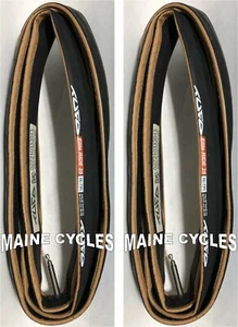 Tufo Elite Ride tubular 700 x 25 tan / black NEW (WHITE TUFO LABEL) 2 tires - Picture 1 of 1