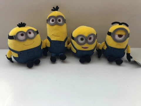 5" Minions Plush The Rise of Gru Bob Stuart Otto Kevin Choose One (High Quality) Cover
