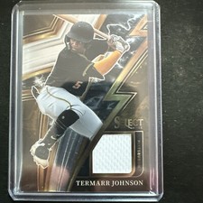 2023 Panini Select Termarr Johnson Sparks Patch Card Pittsburgh Pirates #SM-TJ