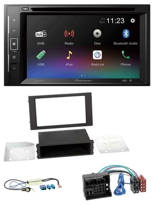 Pioneer Bluetooth MP3 USB 2DIN DAB DVD Autoradio für Seat Ibiza 2015-2017 schwar - Bild 1 von 4