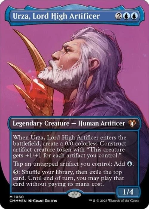 Urza, Lord High Artificer (Textured Foil) -Foil Near Mint MTG Commander Masters - Image 1 of 1