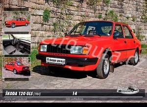 Postcard No 14 - Skoda 120 GLS (1984) - Picture 1 of 1