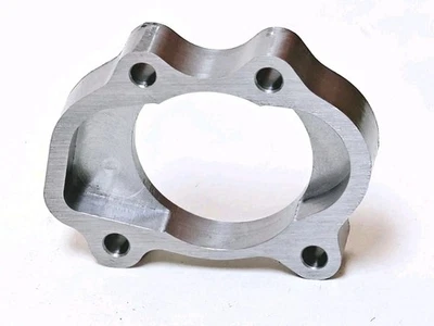 Tubo descendente turbo brida a puerto de 2,5" TB02 Z32 96-2000 adaptador apto para Nissan 300ZX 3/4 Foto 1 de 4