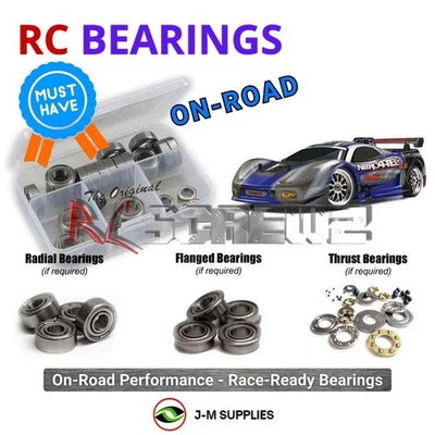 RCScrewZ Metal Shielded Bearings tra019b for Traxxas Nitro 4-Tec 3.3 #4809 | KIT - Image 1 of 4