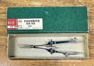 Keuffel Esser K E Favorite Bow Pen 55 2684 Germany NOS Drafting Engineering Tool - Picture 1 of 5