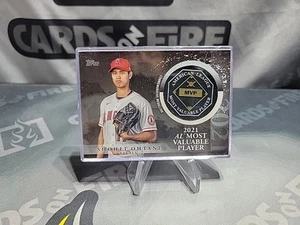 2023 Topps Update MVP-SO Shohei Ohtani 2021 AL MVP Award Winner Medallion Angels - Picture 1 of 2