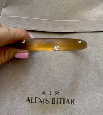 Pulsera Cónica Alexis Bittar Lucita y Cristal 100% Auténtica Foto 1 de 4