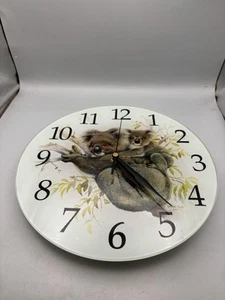 kawala wall clock glass Approx 10" Deidre Hunt 1997 - Picture 1 of 2