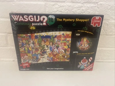 Wasgij 10 The Mystery Shopper! Christmas Puzzle. 1000 Pieces. Factory Sealed - Image 1 of 4