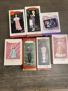 Barbie Lote De 6 Adornos De Recuerdo Sello - Sin Usar En Cajas Años 90’s  - Imagen 1 de 17
