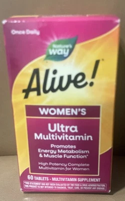 Nature's Way Alive! Women's Ultra Multivitamin  High Potency 60 Tablets - Image 1 of 2