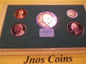 Schön getönter 1987 "S" Proof Set (TPS110) - Bild 1 von 1