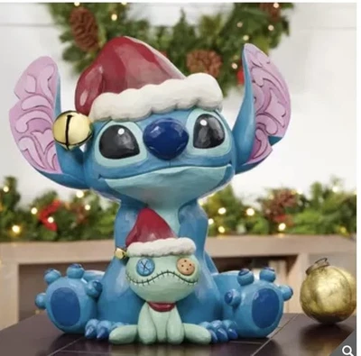 COSTCO 14.7 Inch (37.4Cm) Disney Stitch and Scrump Statue