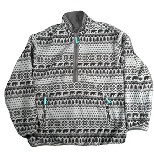 CHUBBIES Men’s Fair Isle Print The Bear Hug Reversible Pullover Sweatshirt SZ L - Picture 1 of 15