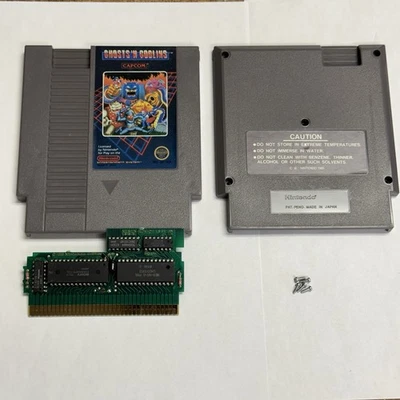Ghost 'n Goblins (5-Screw) - 1986 NES Nintendo Game - CARTRIDGE ONLY - TESTED! - Image 1 of 4