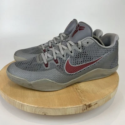 Nike Kobe 11 IX Lower Marion Aces 2016 836183-006 Sz 12 Men’s Gray Low Top - Image 1 of 4